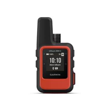 Garmin inReach Mini 2, Rouge - Balise de Communication par Satellite légère et compacte avec Navigation GPS