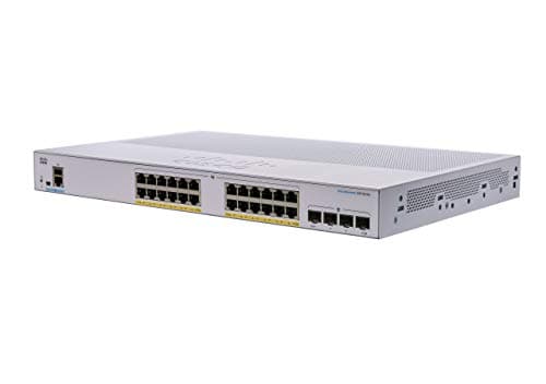 Cisco Commutateur administrable Business CBS350-24P-4G | 24 Ports GE | PoE | SFP 4 x 1G | Garantie Limitée à Vie (CBS350-24P-4G)