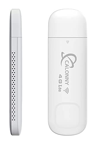 Calonny Clé Internet 4G LTE USB WiFi avec clé de Liaison SIM Modem sans Fil cat4 150Mbps, Alternative à l'ADSL, ne Pas parcourir la Modification APN Appliquer à la Boutique/à la Maison/au Camping-Car