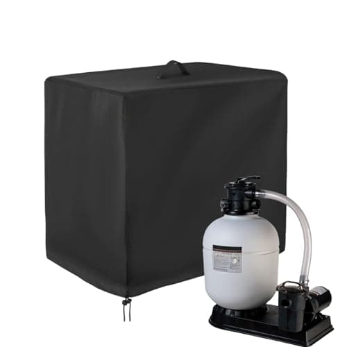 Abri De Pompe De Piscine, Abri Piscine Hors Sol, Couvercle De Pompe Anti-poussière, Couvercle De Pompe De Jardin, Pliable, Tissu Oxford Isolé Chaud, Résistant Et Imperméable, Housses De Protection UV
