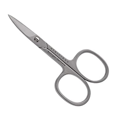 OTTO HERDER Solingen Ciseaux à ongles, incurvés, extra tranchants, 9 cm, avec coupe courbée/micro-denture, simple face en acier inoxydable, pour ongles des mains et des pieds