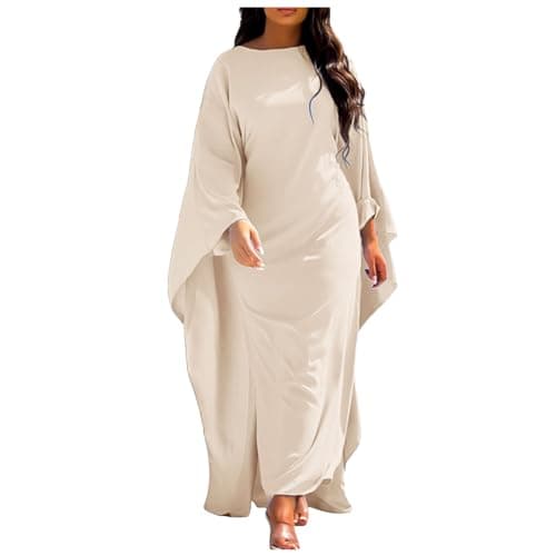 Générique Robe De Plage Caftan Marocain Longue Femme Boheme Ete Mi Fluide Arabe Djellaba Marocaine Kabyle Abaya Dubai Luxe Mariage Tenue Priere Musulmane Orientale Africaine Madras Tunique Manche