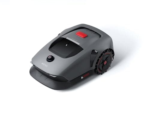 MOVA 1000 Robot Tondeuse Installation sans Fil, cartographie 3D-LiDAR jusqu'à 1000 m² évitement Intelligent des Obstacles. Contrôle Via App, Roues Tout-Terrain, Coupe en U, Chargement Rapide