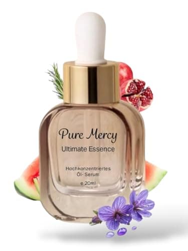 Pure Mercy Huile pour le visage - Huile de visage ayurveda luxueuse pour une peau éclatante - Huile de Gua Sha naturelle - Mélange de soin du visage avec des huiles végétales apaisantes