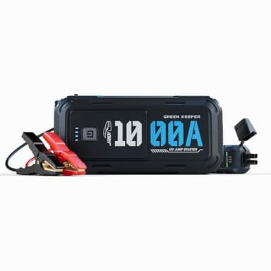 Booster Batterie Voiture 1000A Professionnel 12V Démarrage Rapide, Portable pour Voitures Diesel 3.5L & Essence 5.0L, Câble Intelligent, Pack d'urgence Multifonction avec LED & Protection Sécurisée