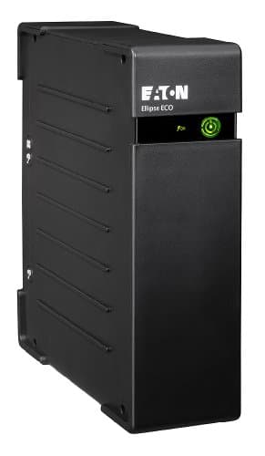 Eaton Onduleur Ellipse ECO 500 FR – Off-Line UPS – EL500FR – Puissance 500VA (4 prises FR, Parasurtenseur, Batterie, Protection Téléphone / Fax / Modem / Réseau 10/100 RJ45) - Noir