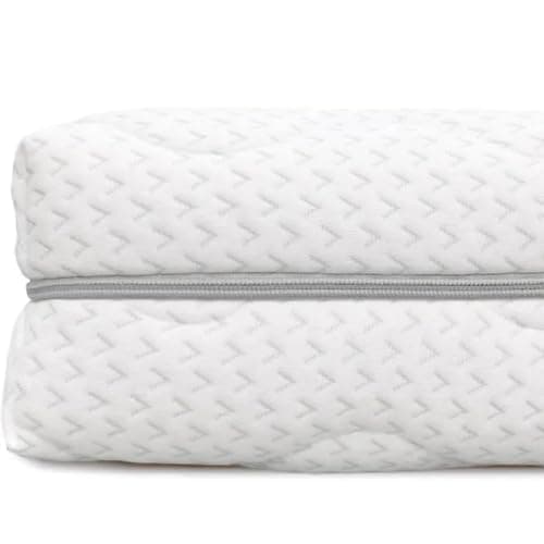 Buartttbear Matelas Mousse 140x190 10 cm epaisseur Ferme - Respirant - Soutien Complet (BDBL)