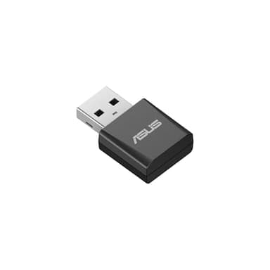 ASUS USB-BE92 Nano - Adaptateur USB BE6500 - Wi-FI 7, Tri-Bande, Bande 6GHz, Support 4096-QAM, Plug and Play, Compatible Windows® 10 & 11