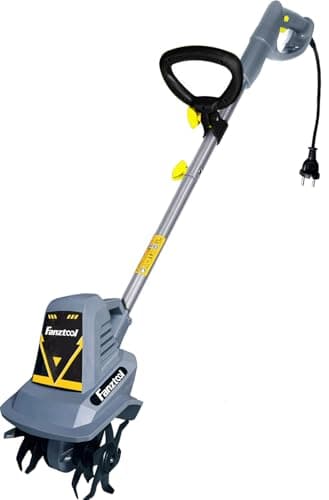 FANZTOOL Motobineuse Électrique 300W, 4 Lames Anti-Enchevêtrement, Mini Motoculteur 5 kg, Poignée Pliable Ergonomique, Largeur 19 cm, Profondeur 15,5 cm, pour Jardin et Potager