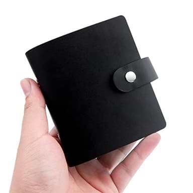 52 Pochettes Mini Album Photo pour Fujifilm Instax Mini 12 11 9 90 8 7s 40/Polaroid Snap/Z2300/SocialMatic Instant Cameras & Zip Instant Printer (1Pack, Noir)