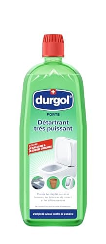 durgol forte – Détartrant ultra-puissant sanitation – Enlève efficacement les traces tenaces de calcaire – Version française – 1 x 1000ml