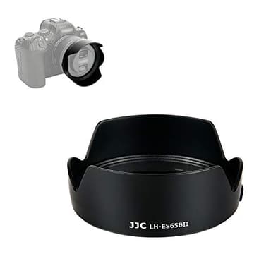 JJC Pare-Soleil Compatible avec Objectif Canon RF 50 mm F1.8 STM + EOS R R5 R6 RP Ra, remplace Le Pare-Soleil d'origine Canon ES-65B