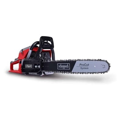 Scheppach Tronçonneuse thermique PCS56 - Tronçonneuse à essence - Moteur à essence 2 temps 3,1 CV / 2,3 kW - 56 cm3 - Guide-chaîne et chaîne ProCut 20" / 51 cm