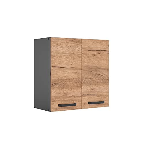 Vicco elément Haut de Cuisine R-Line, Chêne de Force doré/Anthracite, 60 cm