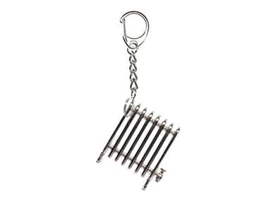 Miniblings radiateur de chauffage Porte-clé Porte-clés - pendentif bijoux faits à la main I - Porte-clef Porte-clef chauffage radiateurs