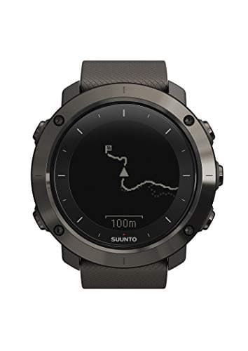 Suunto, Montre GPS pour Randonnées et Trekking, Autonomie Batterie jusqu'à 100 h, Etanche, TRAVERSE Graphite, Gris, SS021844000