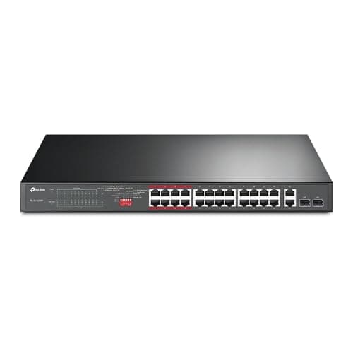 TP-Link TL-SL1226P Switch 24 Puertos Fast Ethernet + 2 Gigabit PoE+