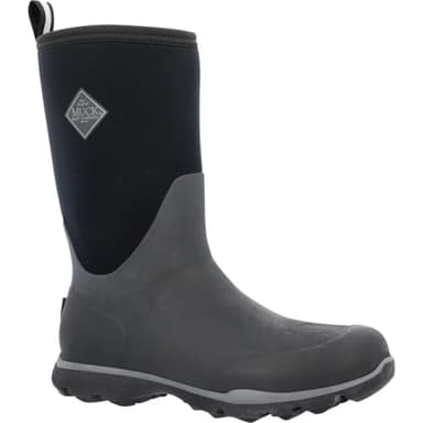 Muck Boots Homme Arctic Excursion Mid Bottes & Bottines de Pluie, Noir (Black/Castlerock), 42 EU