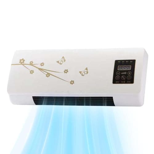 Climatiseur Portable,Petit Climatiseur Mural Climatiseur,Climatiseur Mobile,Refroidisseur d'Air par Evaporation,Humidificateur avec Télécommande,Silencieux pour Chambre, Maison, Bureau