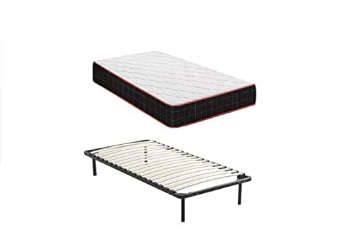 Luxe Matelas 90x190 Epaisseur 16CM .Mousse A Mémoire - Matelas 90x190CM avec Sommier pour Lit