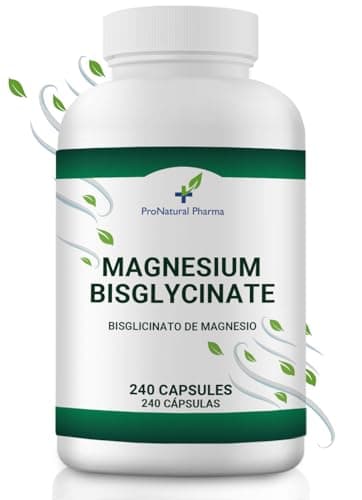 Bisglycinate de magnésium|300 mg de magnésium pur à haute biodisponibilité/jour| 240 gélules végétaliennes | Fatigue et fatigue | fonctionnement musculaire et psychologique normal
