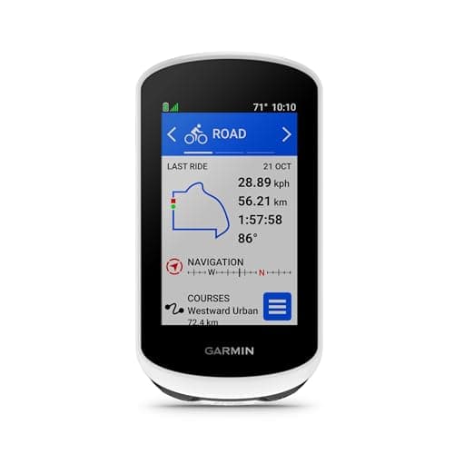 Garmin Ordinateur de vélo Edge Explore 2, 3 Pouces, avec GPS intuitif, Fonctions VO2, Records personnels, Unisexe pour Adultes, Blanc, Unique (Reconditionné)