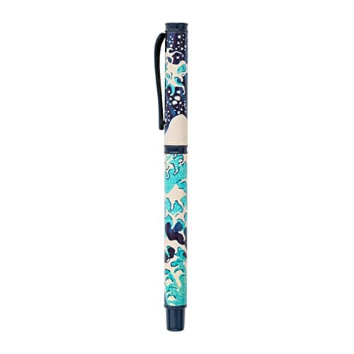 Kokonote Grupo Erik - Stylo Bille Japanese Art | Pointe Moyenne, Encre Noir, Stylo en Métal, Idée Cadeau