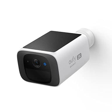 eufy Camera Surveillance WiFi exterieure sans Fil Solaire SoloCam S220, résolution 2K, Compatibile avec Alexa, Wi-FI 2,4 GHz, sans Frais Mensuels