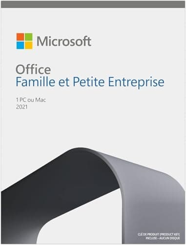Office Famille et Petite Entreprise 2021 | Achat définitif​ | 1 PC ou MAC | Téléchargement