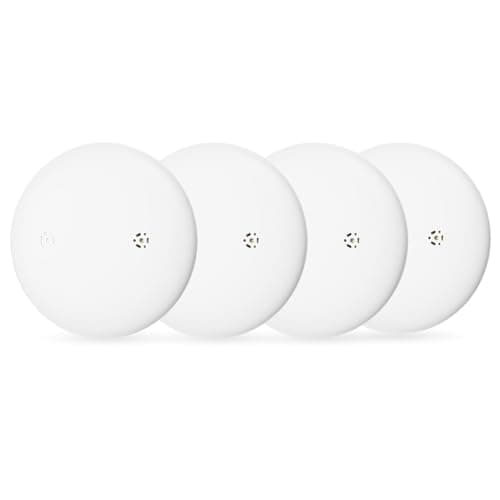 Android GPS Tracker - 4 Pack Air Tracker Tag Compatible avec Google Localiser (Uniquement Android), Trouve Téléphone et Clés, Bluetooth Localisateur pour Portefeuilles et Valises, Batterie Remplaçable