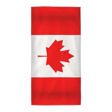 GaxfjRu Serviettes de bain douces et très absorbantes pour salle de bain, salle de sport et spa Motif drapeau canadien