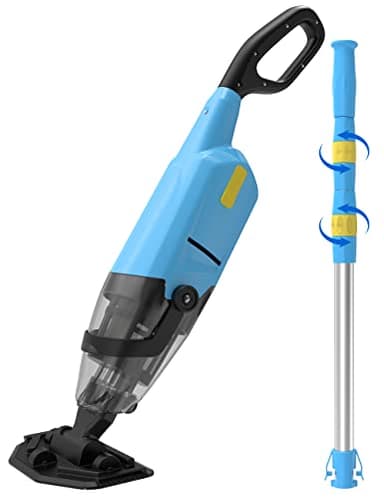 Oxseryn aspirateur Piscine Batterie sans Fil Rechargeable avec Une Aspiration Plus Forte, Temps d'exécution 60 Minutes,Costume pour piscines Hors Sol et spas