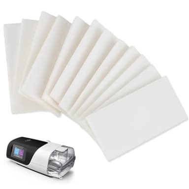 JEYORZY 12 pcs Filtres Cpap, filtres de machine CPAP compatibles, Filtres Jetables Universels De Remplacement Premium, Performance Durable, Filtres Compatibles, Un accessoire CPAP indispensable