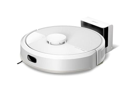 iRobot Roomba 105 Combo - Robot Aspirateur Laveur 2en1 - Puissance d'Aspiration de 7KPa - Navigation LiDAR - Détection des Tapis - Zones de Nettoyage et d'Évitement - 4 Niveaux d'Aspiration - Blanc