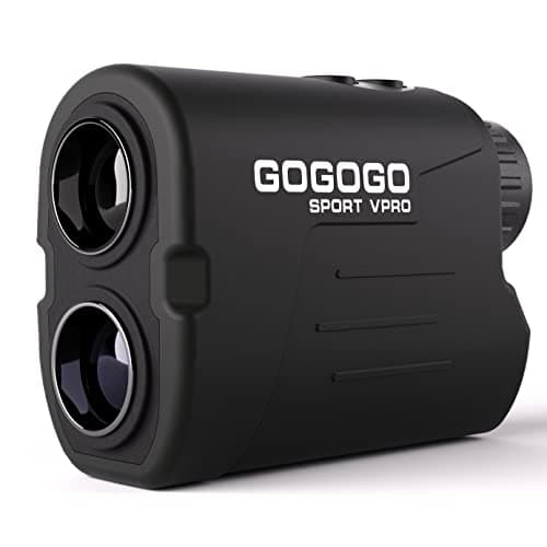 Gogogo Sport Vpro Télémètre Golf 600 Mètres avec Verrouillage du Drapeau, Vibration, Distance de Compensation de Pente