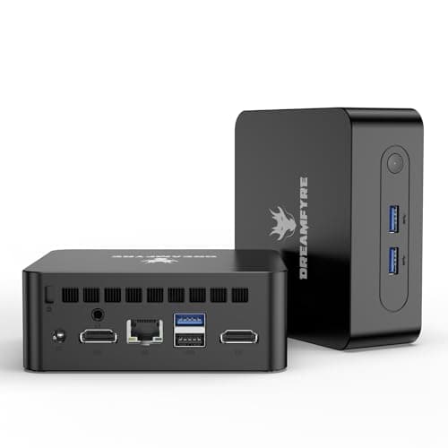 Mini Ordinateur 16 Go RAM 512 Go SSD Mini Ordinateur de bureau Alder Lake N100(jusqu'à 3,4 GHz) Mini PC Micro PC 4K double écran WiFi 5/BT4.2/USB3.2/Gigabit Ethernet/VESA l'éducation professionnelle