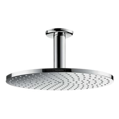 hansgrohe Raindance S Douche de tête 240 1 jet PowderRain avec raccord au plafond, chromé, 27620000