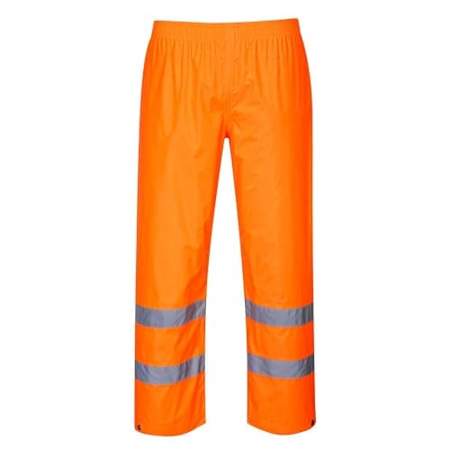 Portwest Pantalon de pluie Hi-Vis, Couleur: Orange, Taille: L, H441ORRL