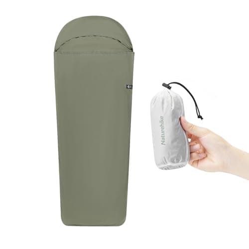 Naturehike Sac de Couchage de Refuge Ultralight Liner Seulement 128g Couverture de Voyage avec Small Pack Size Sac de Couchage Intérieur pour Le Backpacking, Les Auberges, Le Camping