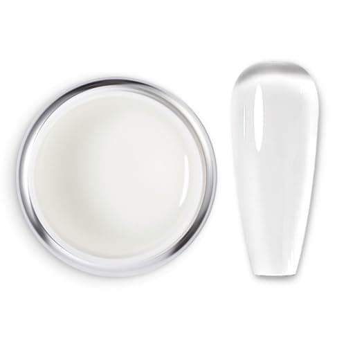 Beautilux Transparent Gel Construction Ongle HEMA-FREE, 55g Builder Nail, Nail Extension Gel Pour Nails Renforcement (HYS55-01)