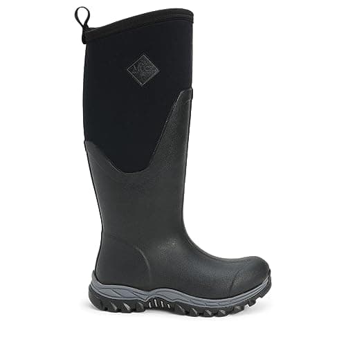 Muck Boots Femme Arctic Sport II Tall Bottes & Bottines de Pluie, Noir (Black/Black), 39/40 EU