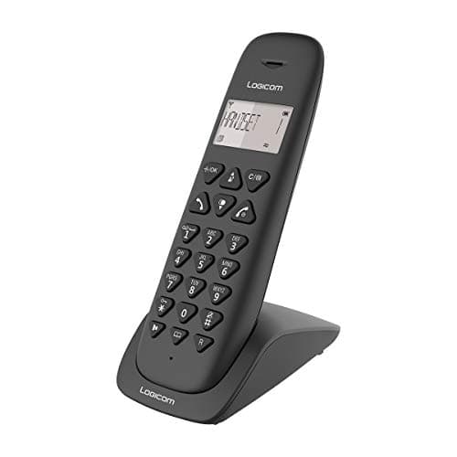 Téléphone fixe sans fil - WLAN fixe sans messagerie vocale - Solo - Téléphones analogiques et DECT - Logicom Ligne fixe sans fil Vega 150 noire