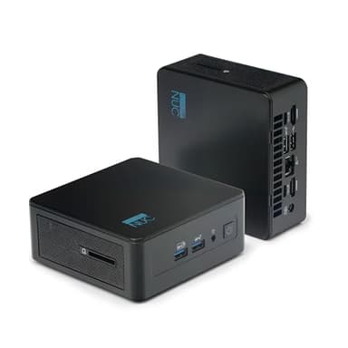 FutureNUC Pro • Mini PC Barebone Intel® Core™ i3 12ᵉ Génération • 6 Cœurs, jusqu'à 4,4 GHz • WiFi 6E, TB 4, BT 5.3 • sans Mémoire, sans Système d'Exploitation • Micro-Ordinateur pour Maison et Bureau