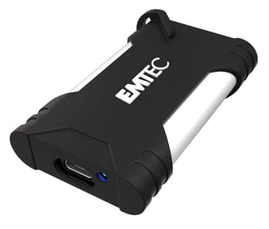 EMTEC - Disque SSD Externe X210G Gaming Portable 2 To, 2 TB - ECSSD2TX210G - USB-C 3.2 Gen2 - Jusqu'à 1100MB/s - 3D NAND Flash - Stockage Documents, Musique, Vidéos HD Nomade