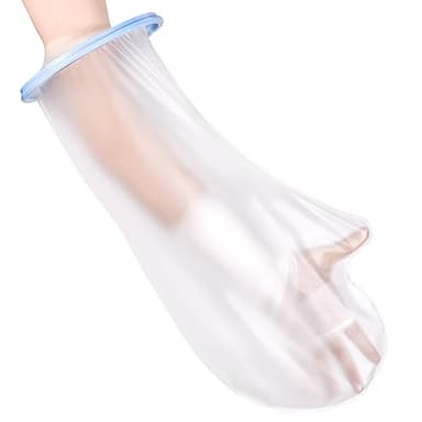 Apasiri Protege Platre Bras Adulte, Protection Pansement Imperméable Réutilisable et Durable, Sac Etanche Platre Gardez les Plaies et le Bandage au sec Pendant le Bain