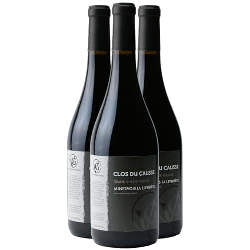 Minervois-La-Livinière Le Clos Du Causse - Rouge 2022 - Domaine Combe Blanche - Vin Rouge du Languedoc - Roussillon (3x75cl) BIO
