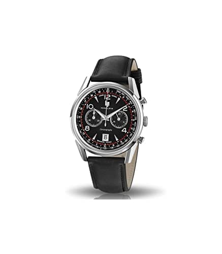 Montre Lip Himalaya en Cuir Noir Etanche