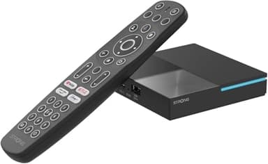 STRONG Leap-S3 Pro Box Streaming Google TV 4K UHD avec Port Ethernet, Android 12, 4GB RAM + 32GB Stockage, Wi-FI 6, Chromecast Intégré, Assistant Google Vocal, Dolby Atmos & Dolby Vision