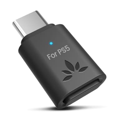 Avantree C81-Gaming (2025 Nouveau) - Adaptateur Dongle USB-C Bluetooth 5.3 pour PS5 et Consoles de Jeu avec Faible Latence et aptX-Adaptive, Clé émetteur Audio sans Fil pour Casques et Écouteurs