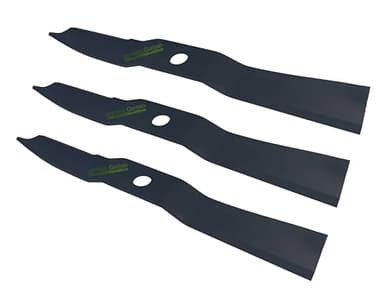 perfektGarten Lot de 3 lames de tondeuse à gazon de 52 cm compatibles avec Kubota avec plateau de 153 cm RCK60-25B RCK60P-F30 K564534340